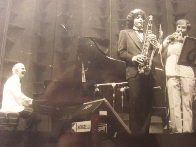 Guillo performing with Dave Brubeck