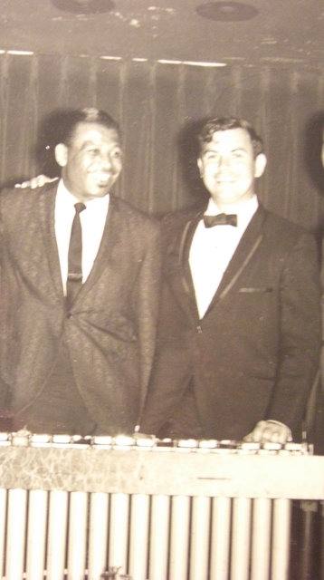 Guillo with Sugar Ray Robinson